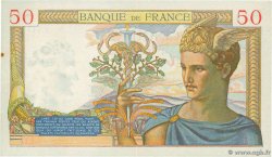 50 Francs CÉRÈS modifié FRANCIA  1937 F.18.04 SPL