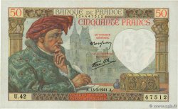 50 Francs JACQUES CŒUR FRANKREICH  1941 F.19.07 fVZ