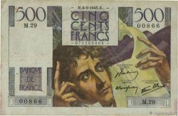 500 Francs CHATEAUBRIAND FRANCE  1945 F.34.02