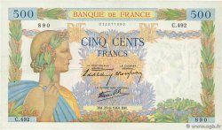 500 Francs LA PAIX FRANCE  1940 F.32.03
