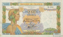 500 Francs LA PAIX FRANCIA  1940 F.32.08 q.BB