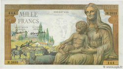 1000 Francs DÉESSE DÉMÉTER FRANCE  1942 F.40.12 pr.SUP