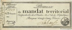 25 Francs avec série Fauté FRANKREICH  1796 Ass.59b  fST