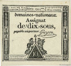 10 Sous FRANCE  1792 Ass.23a