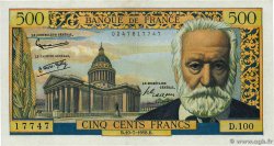 500 Francs VICTOR HUGO FRANKREICH  1958 F.35.09 VZ+