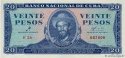 20 Pesos KUBA  1961 P.097a fST+