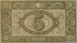 5 Francs SWITZERLAND  1916 P.11c VF