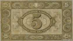 5 Francs SUISSE  1916 P.11c BB