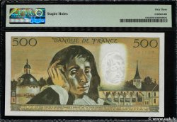 500 Francs PASCAL FRANKREICH  1968 F.71.01 fST+