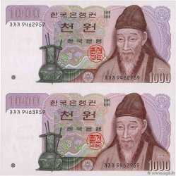 1000 Won Set de présentation CORÉE DU SUD  1983 P.47 NEUF