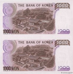 1000 Won Set de présentation SOUTH KOREA   1983 P.47 UNC