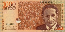 1000 Pesos COLOMBIA  2001 P.450a SC+