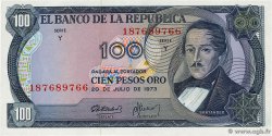 100 Pesos Oro COLOMBIE  1973 P.415