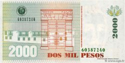 2000 Pesos COLOMBIA  2001 P.451b FDC