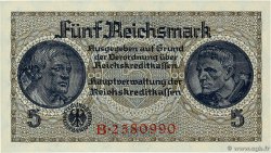 5 Reichsmark DEUTSCHLAND  1940 P.R138a ST