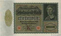 10000 Mark DEUTSCHLAND  1922 P.070