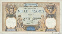 1000 Francs CÉRÈS ET MERCURE FRANCE  1929 F.37.03