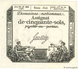 50 Sols FRANCIA  1793 Ass.42b