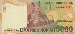 5000 Rupiah INDONESIA  2009 P.142 AU+