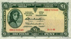 1 Pound IRELAND REPUBLIC  1966 P.064a