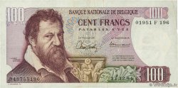 100 Francs BELGIQUE  1964 P.134a TB+