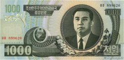 1000 Won CORÉE DU NORD  2002 P.45a NEUF