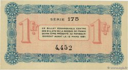 1 Franc FRANCE régionalisme et divers Annecy 1916 JP.010.05 SPL