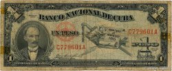 1 Peso Commémoratif CUBA  1953 P.086a B