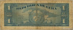 1 Peso Commémoratif CUBA  1953 P.086a B