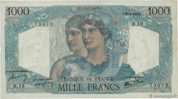 1000 Francs MINERVE ET HERCULE Numéro spécial FRANKREICH  1945 F.41.02