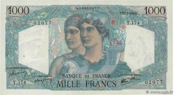 1000 Francs MINERVE ET HERCULE FRANCIA  1946 F.41.10 EBC+