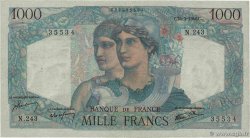 1000 Francs MINERVE ET HERCULE FRANCE  1946 F.41.13