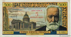 5 NF sur 500 Francs Victor HUGO FRANCE  1959 F.52.02 TTB