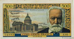 500 Francs VICTOR HUGO FRANCE  1957 F.35.07 VF