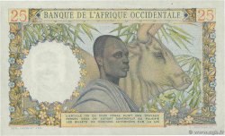25 Francs FRENCH WEST AFRICA  1954 P.38 VZ+