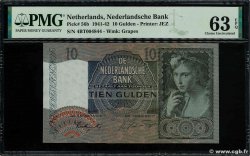 10 Gulden NETHERLANDS  1942 P.056b