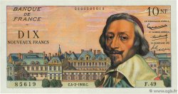 10 Nouveaux Francs RICHELIEU FRANCIA  1960 F.57.05