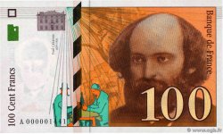 100 Francs CÉZANNE Petit numéro FRANCE  1997 F.74.01A