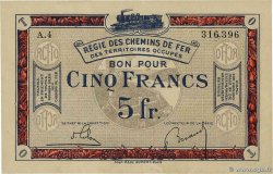 5 Francs FRANCE Regionalismus und verschiedenen  1918 JP.135.06 fST