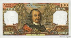 100 Francs CORNEILLE FRANKREICH  1978 F.65.64 fST+