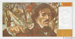 100 Francs DELACROIX modifié FRANCIA  1989 F.69.13b q.FDC