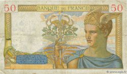 50 Francs CÉRÈS modifié FRANKREICH  1938 F.18.11 SGE