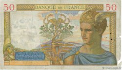 50 Francs CÉRÈS modifié FRANKREICH  1940 F.18.37 SGE