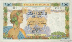 500 Francs LA PAIX FRANCIA  1941 F.32.21