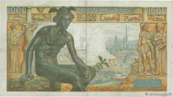 1000 Francs DÉESSE DÉMÉTER FRANKREICH  1942 F.40.01 fVZ