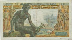 1000 Francs DÉESSE DÉMÉTER FRANCIA  1943 F.40.28 MBC