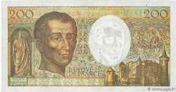 200 Francs MONTESQUIEU alphabet 101 FRANCE  1992 F.70bis.01 TTB+