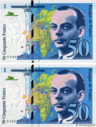 50 Francs SAINT-EXUPÉRY modifié Lot FRANCIA  1997 F.73.04