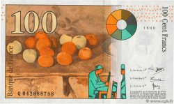 100 Francs CÉZANNE FRANCE  1998 F.74.02 pr.NEUF