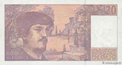 20 Francs DEBUSSY à fil de sécurité FRANKREICH  1992 F.66BIS.03 fVZ